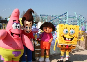 De sterren van Nickelodeon in Movie Park Germany