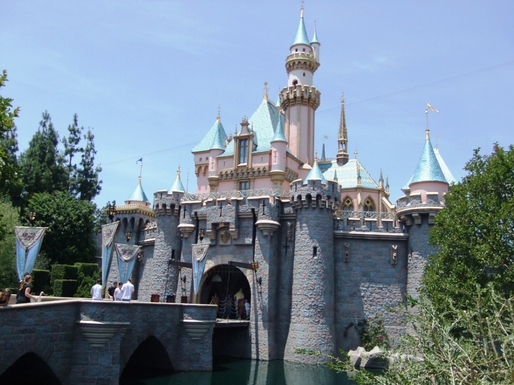 Het kasteel midden in Disneyland Anaheim